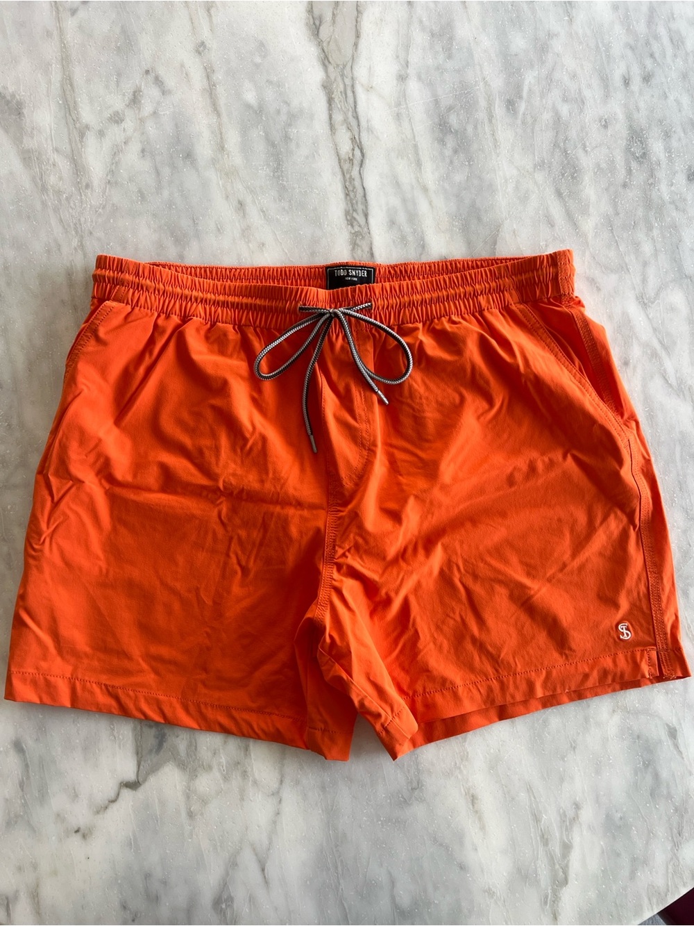 NWOT Todd Snyder Orange Men's Swim Trunks